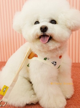 [现货]韩国noutti春季新款软萌狗狗100%棉透气米菲联名胸背