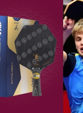 斯帝卡STIGA六边形乒乓球底板赛博6内置碳素CWT纯木金标莫雷高德