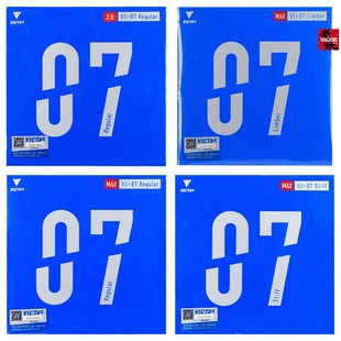 老妖VICTAS VJ07乒乓球胶皮球拍反胶V07套胶Regular电光火石Stiff