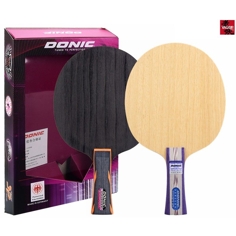 多尼克DONIC黑色力量纯木进攻型北欧精选乒乓球拍乒乓球底板
