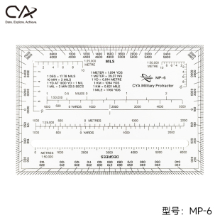 测绘尺指挥尺比例尺 常用方型军事部队方块尺MP