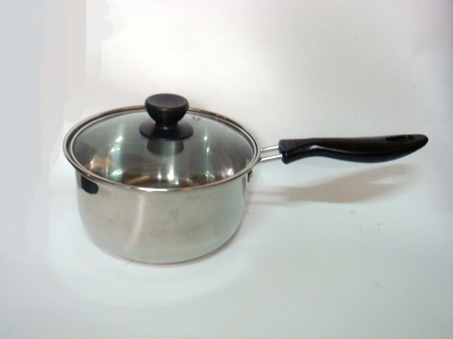 庆展16cm复底可视奶锅简单防烫