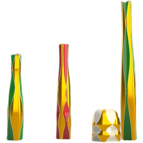 FY24 Gh 电池组波纹造型建筑表皮grasshopper参数化设计素材