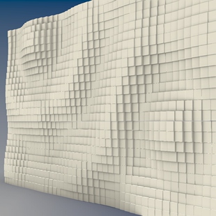 FY88 gh电池组波浪起伏随机变化方块立面grasshopper参数化设计