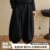 儿童黑色休闲裤 男童裤 春装 2026宝宝百搭宽松长裤 子 新款 砚台家童装