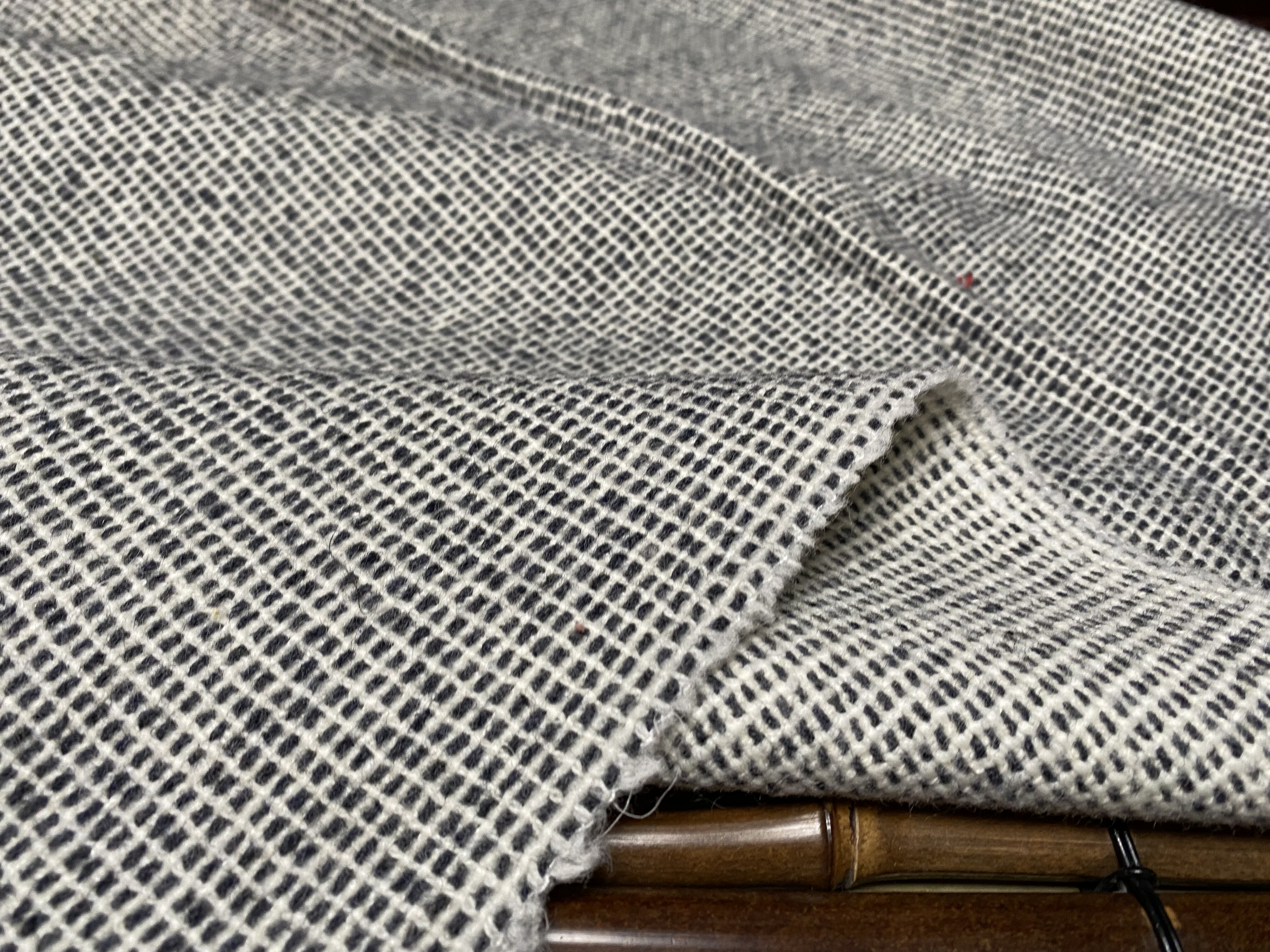 T1120 双面编织羊绒设计师布料1.3米×1.5米