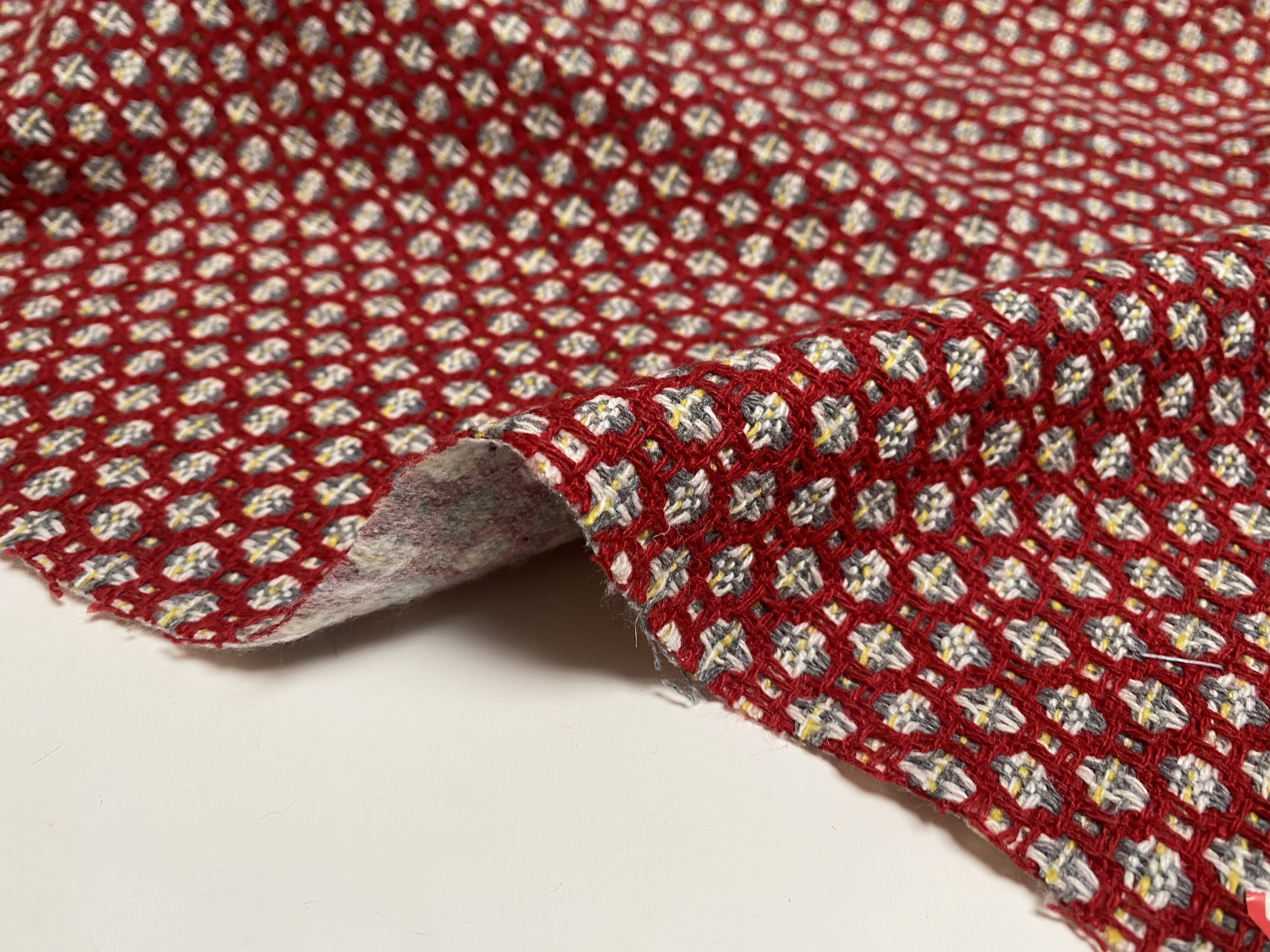 L1217 小香风羊绒设计师布料1.45米乘1.10