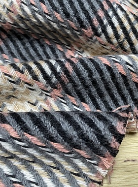 T109彩色编织羊绒设计师布料1.5米乘1.4米