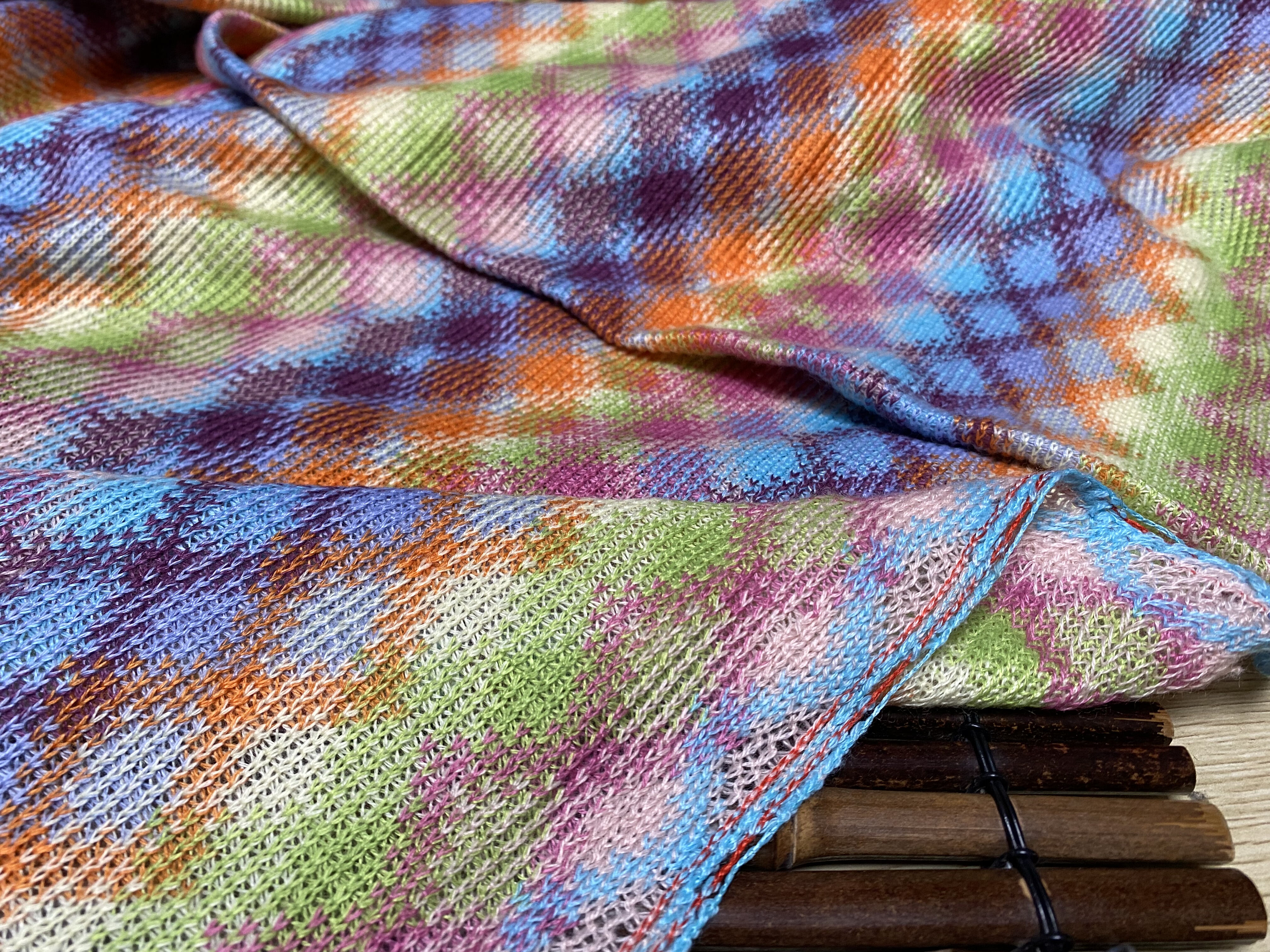 T123 双面针织羊绒设计师布料2米×1.4米