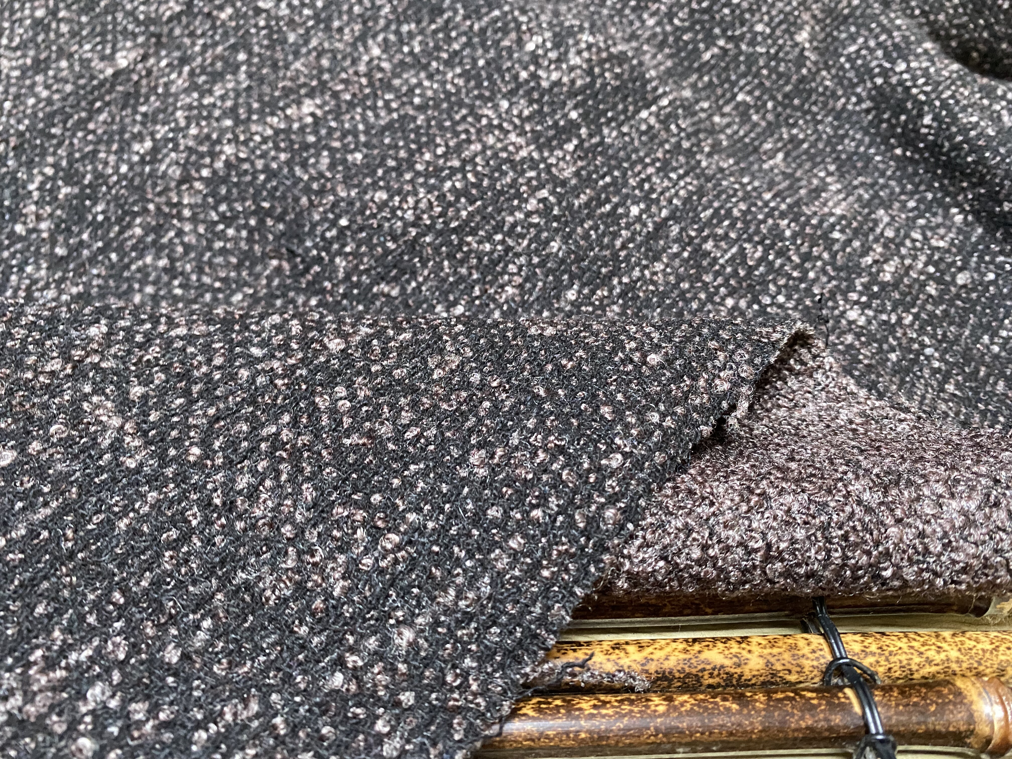 T1125 编织羊绒设计师布料1.5米×1.3米