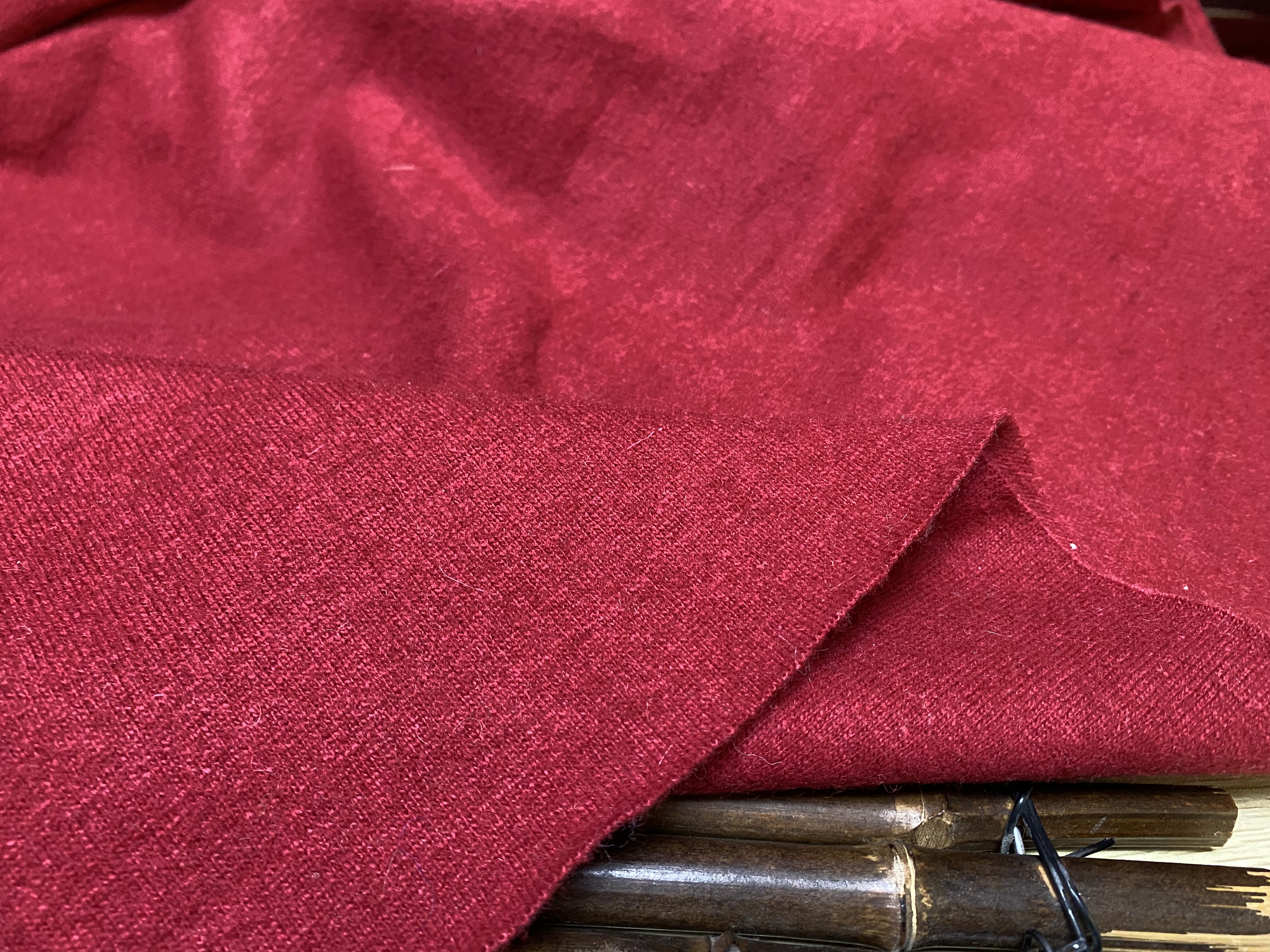 T1130 双面针织羊绒设计师布料3米×1.4米