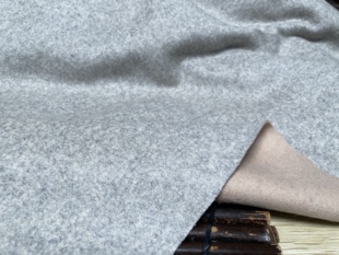 T1228双面双色羊绒设计师布料3米乘1.45米