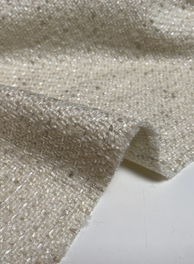 L103 小香风羊绒设计师布料2.40米乘1.45