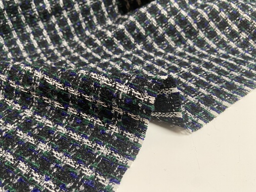 L109 编织小香风羊绒设计师布料2.30米乘1.50