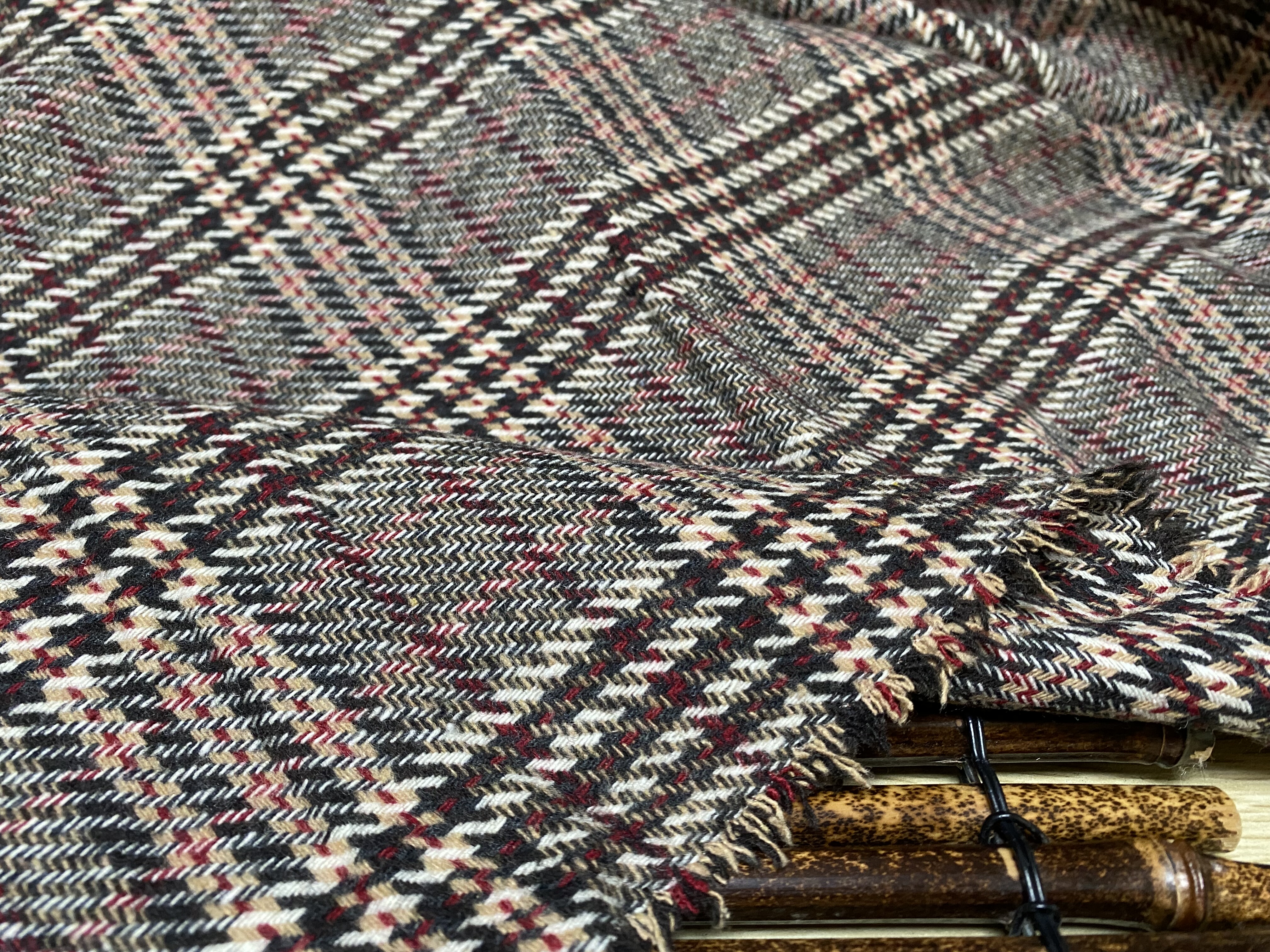 T1125 双面编织羊绒设计师布料2.2米×1.5米