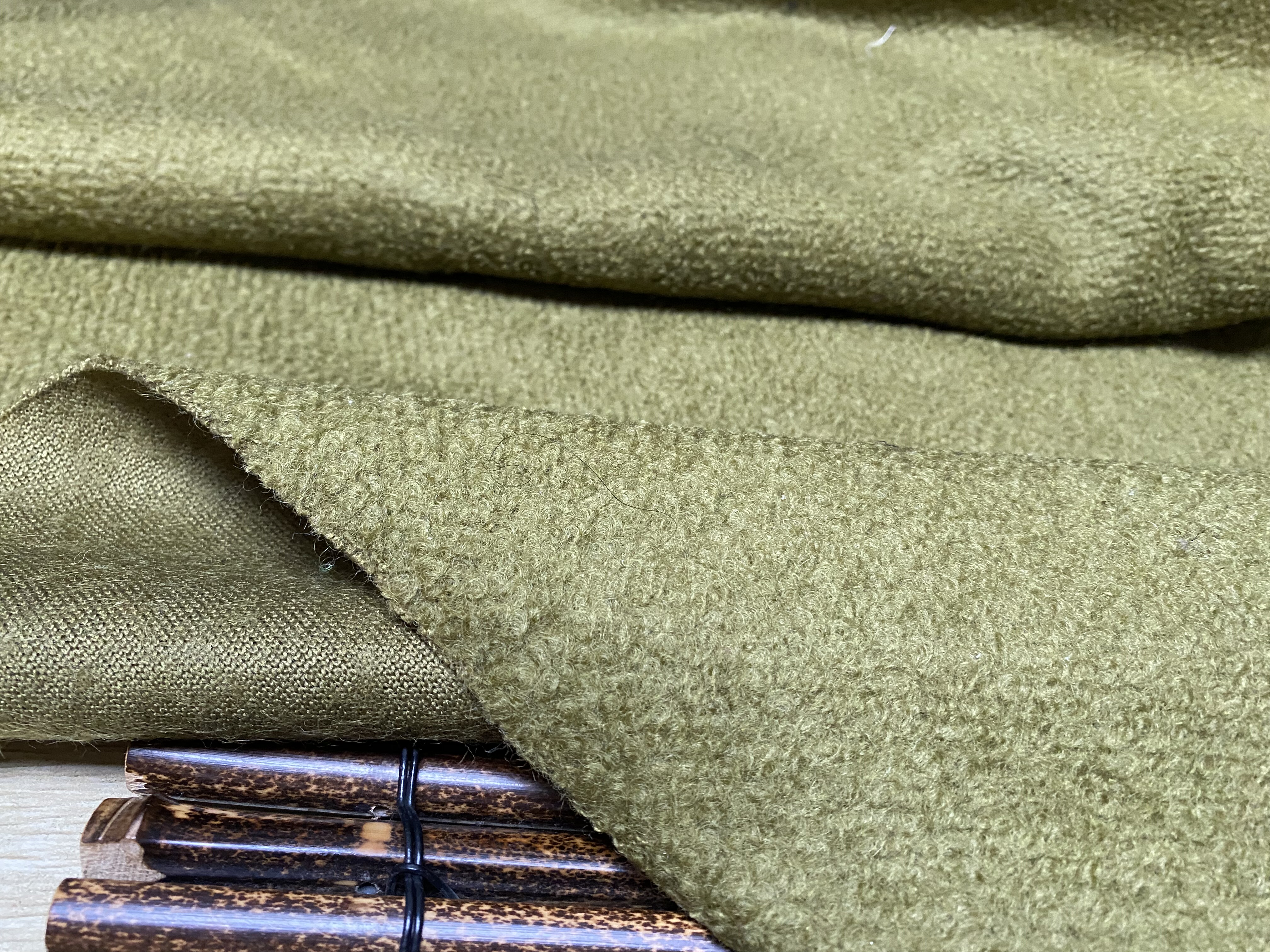 T122 日本针织羊绒设计师布料1.5米×1.4米