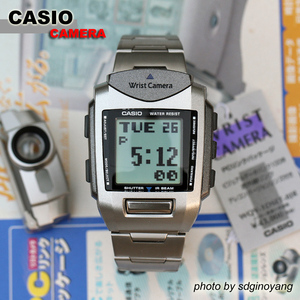 CASIO卡西欧CAMERA WQV-1DSET-8JR(潮人达人可拍照手表)全新现货
