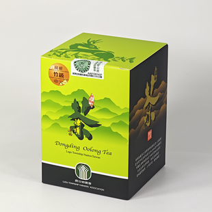 台湾高山乌龙茶叶鹿谷乡农会冻顶乌龙茶竹级300克1罐中火醇香回甘