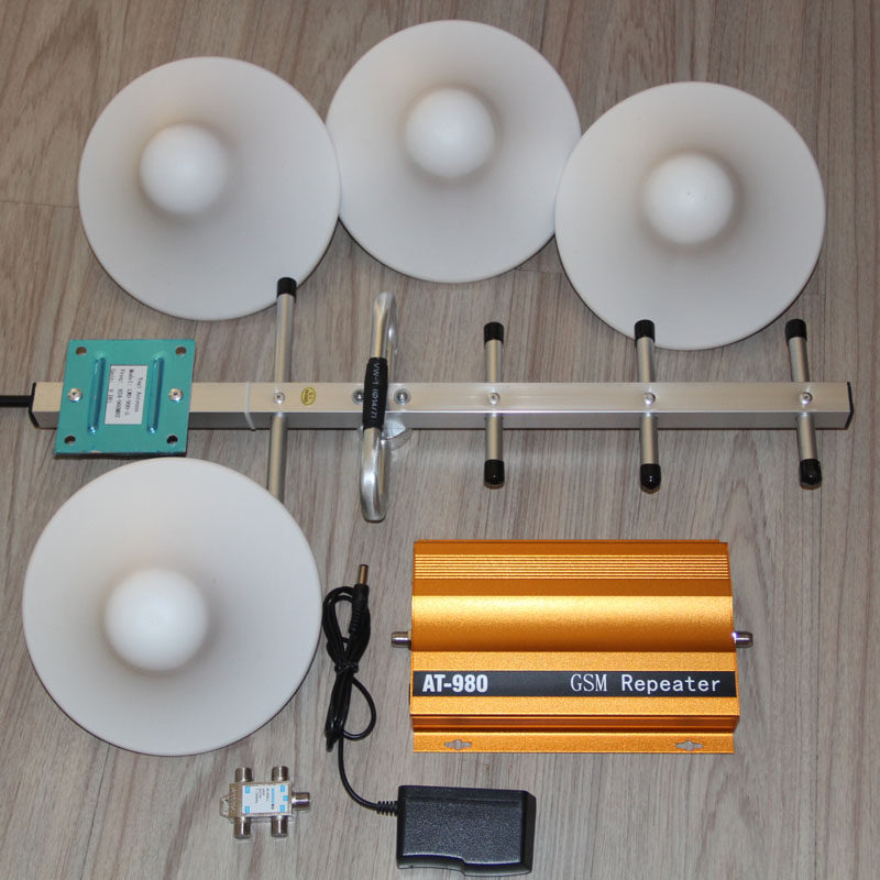 手机信号放大器U900信号增强器覆盖四层楼一拖四大功率2g3G4G接收