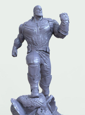 3d打印图纸模型素材文件灭霸摆件STL手办圆雕图F2560