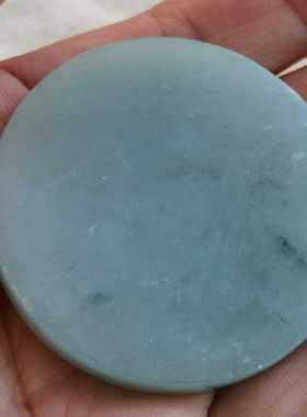 A货翡翠挂坠平安扣项链无事牌