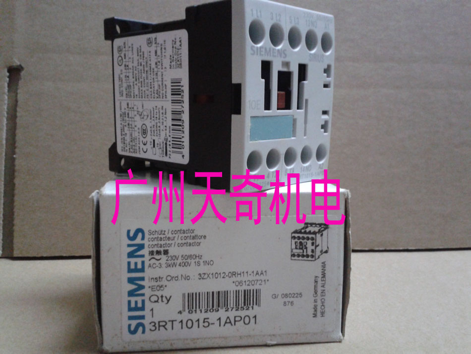 进口全新正品SIEMENS西门子接触器 3RT1015-1AP01 3RT1015-1AP02