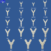 宝塔接头软管胶管宝塔塑料水管接头三通配件y型三通接头管燃气接