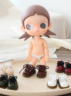 不拔脚嘎子姐系带皮鞋Zsiga娃衣1/8分可动人偶向往之处bjd玩偶鞋