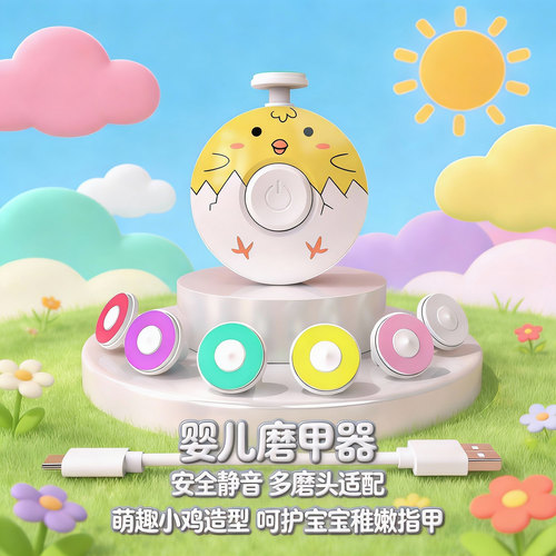 防夹肉新生儿电动磨甲器