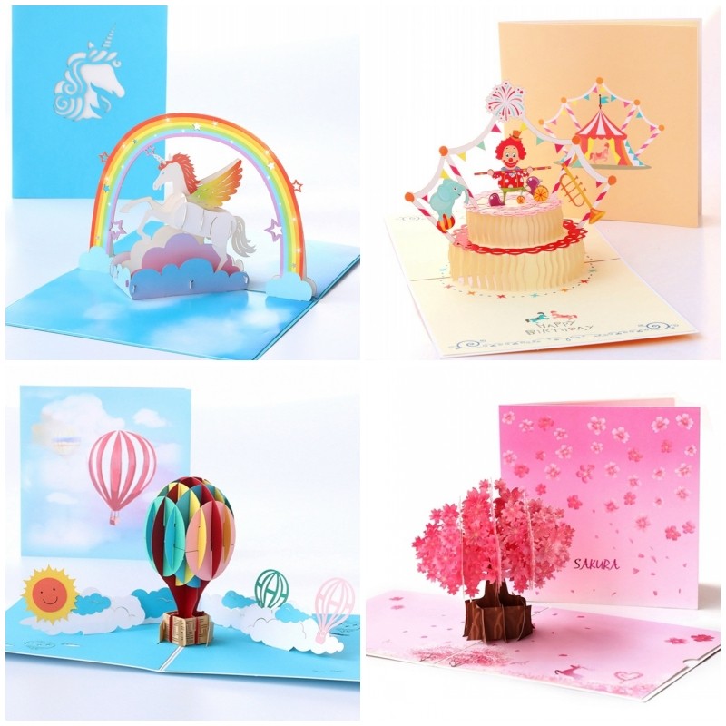 韓國創意 高檔立體3D賀卡 感恩節兒童生日禮物卡公司商務祝福卡片在類目 節慶用品/禮品, 賀卡/卡片中 - 來自Buy2taobao.com提供專業的淘寶代購服務