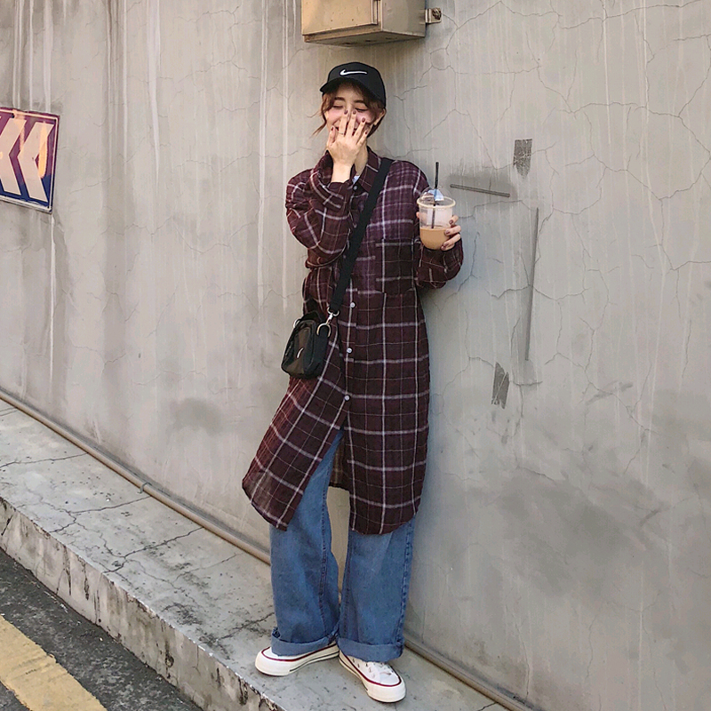 º«Ïµulzzang¼òÔ¼°Ù´î¾µä¸ñÎÆÔçÇïµ¥ÅÅ¿ÛÖг¤¿îPOLOÁì³ÄÉÀÍâÌ×Å®