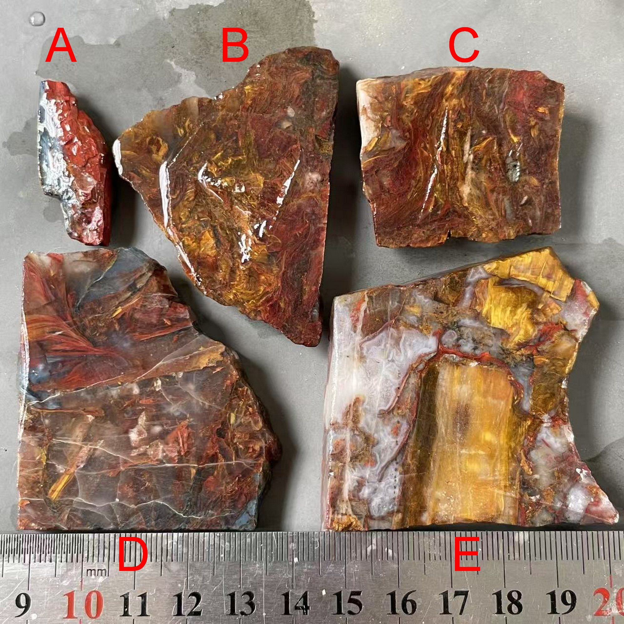 宝石小屋^纯天然彼得石矿物原石毛料切片/虎晶矿石晶体原料