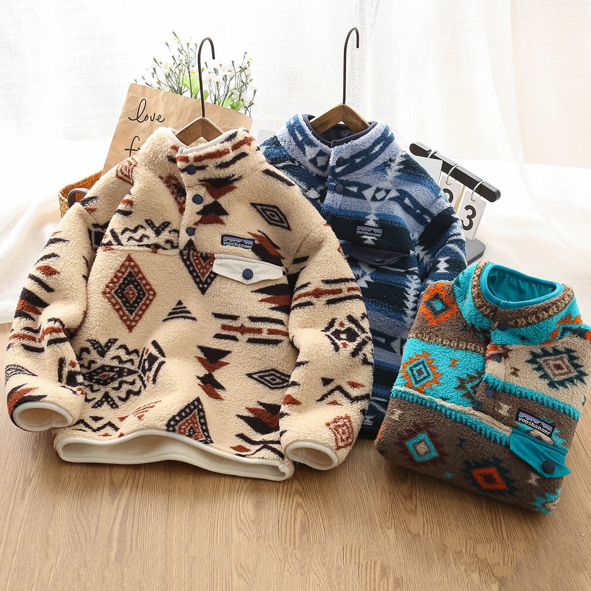 男童加绒卫衣冬季2025新款中大童羊羔绒加厚儿童装洋气半高领长袖