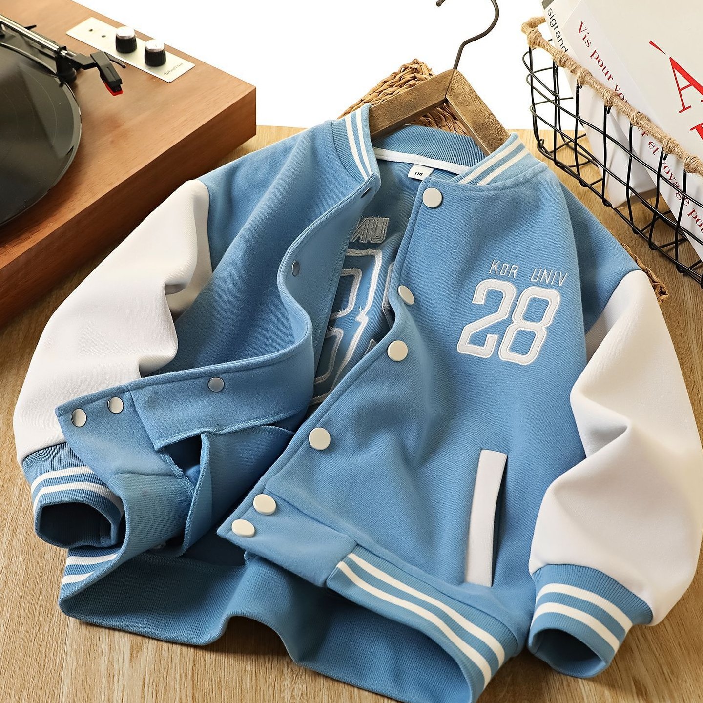 女童外套2026新款儿童春季洋气休闲上衣中大童男童宽松春装棒球服