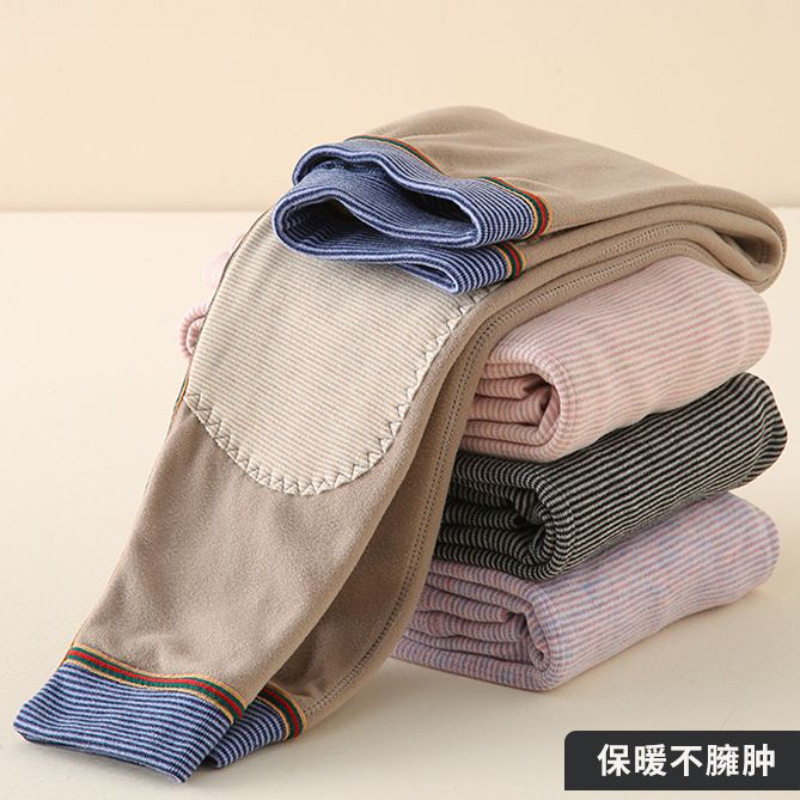 童装儿童校服内搭女童护膝加厚纳米绒蚕丝羊毛男童双层保暖裤子潮