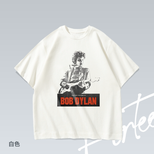 摇滚诗人BobDylan宽松T恤