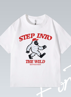 出去野 humanmade落肩街头潮流个性潮流印花重磅T恤男女宽松短袖