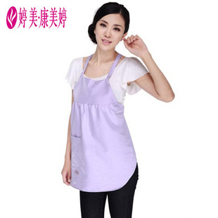 加长外穿上班族隐形孕期电脑四季 康美婷防辐射围裙 孕妇装