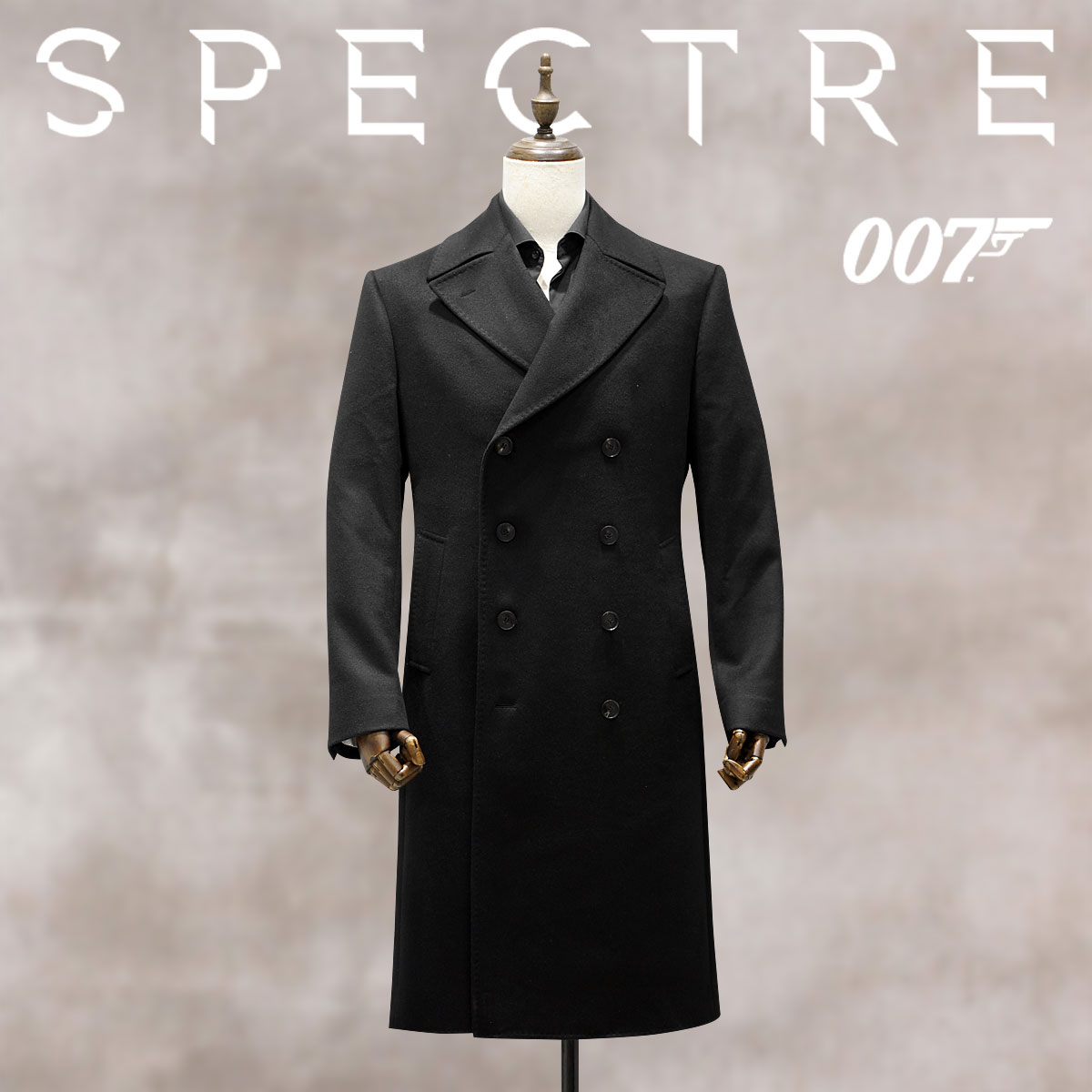 意大利进口羊绒面料长款秋冬大衣