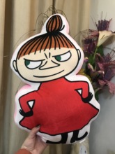 日单尾货 姆明 moomin 亚美 littlemy 毛绒抱枕