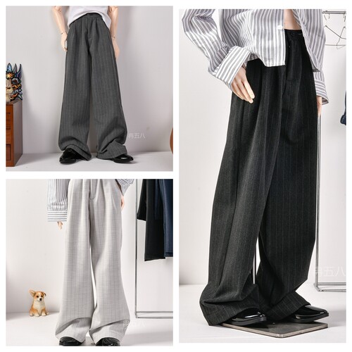 bjd条纹西裤尺码全现货