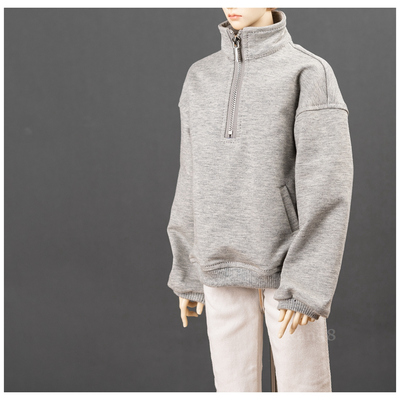 BJD娃衣 半拉链衫卫衣运动装4分特四68 73 75 77壮叔可穿上衣现货