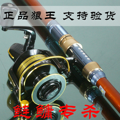正品狼王天域远投竿套装