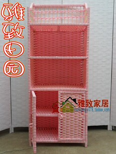 特价草编鞋架藤竹鞋柜简易鞋架鞋柜书架书柜玩具柜衣架储物置物架