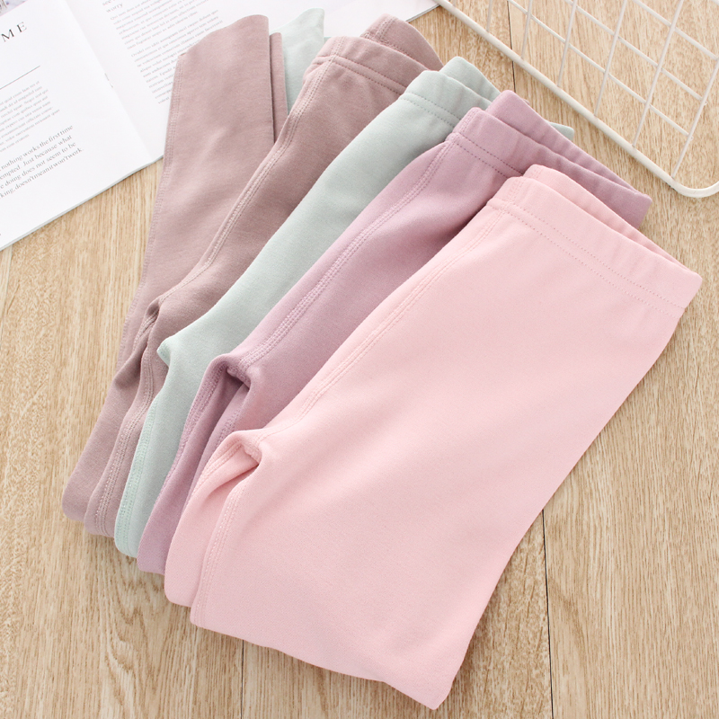 德绒无骨休闲女童加厚冬季保暖裤