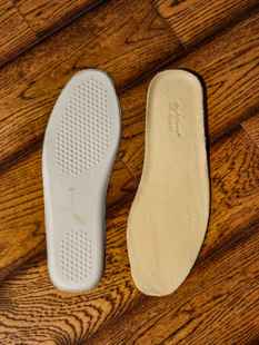 微瑕/头层水染小牛皮进口乳胶鞋垫 吸汗透气舒适 缓震弹韧