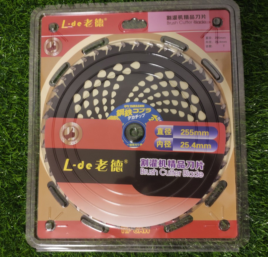 优质进口刀头收割机割草机割灌机老德精品40Ｔ40齿合金刀片锯片