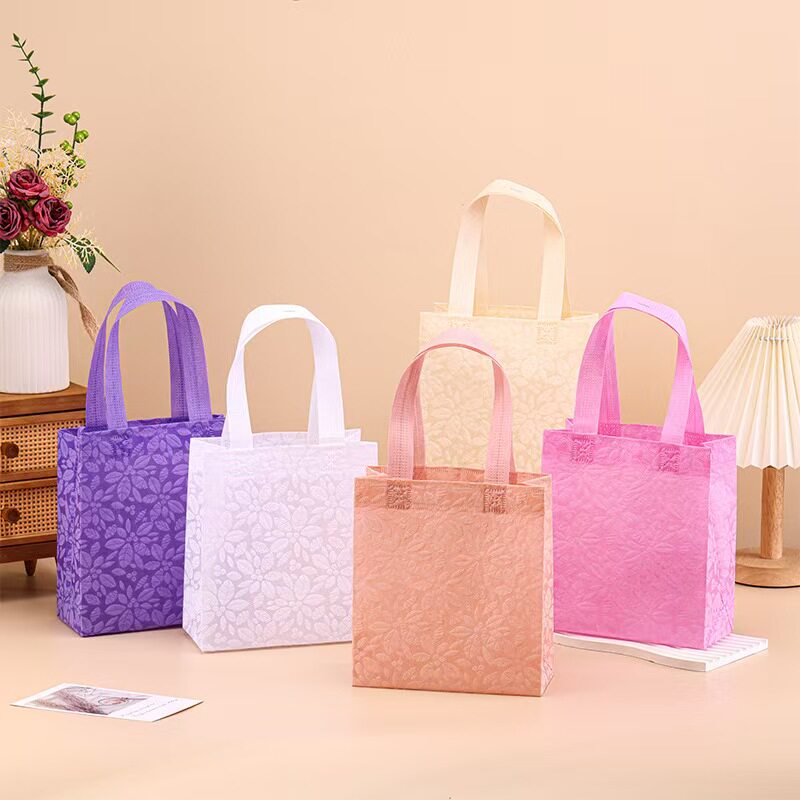 压花礼品袋喜糖伴手礼袋子儿童节情人节520婚礼物四叶草小礼品袋