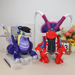 大号朱紫神兽组合koraidon&miraidon plush故勒顿&密勒顿毛绒公仔