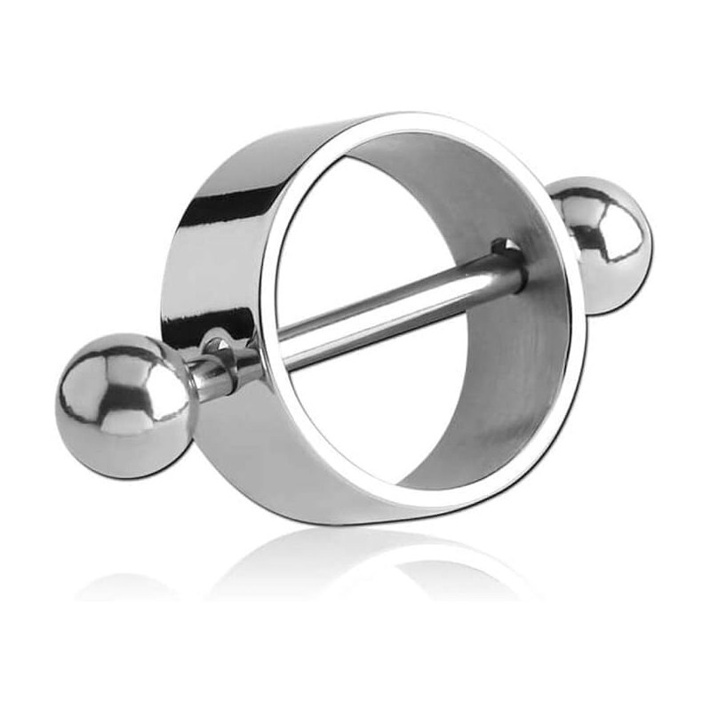 穿刺饰品钛钢简约男士女士防过敏肚脐饰品乳环乳钉乳头饰品 全钢